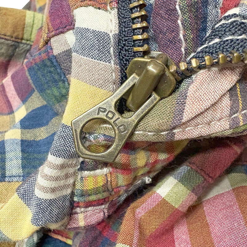 ��SALE 30%OFF��Polo by Ralph Lauren �ݥ� ���ե������MADRAS CHECK SHORTS �ޥɥ饹�����å� ���硼�ġ�col.RED�ϡ�size:W36��COTTON100�� ��USED �桼���ɡۡ���šۡ�Ź�޻����Բġ�