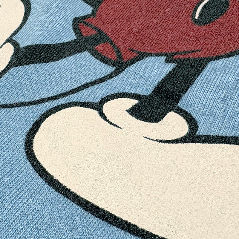 80s��DISNEY CASUALS �ǥ����ˡ� �����奢�롡MICKY MOUSE C/N SWEAT �ߥå����ޥ��� ���롼�ͥå��������åȡ���­��col:SAX BLUE��size:ADULT MEDIUM����VINTAGE �ӥ�ơ����ۡ���šۡ�Ź�޻����Բġ�