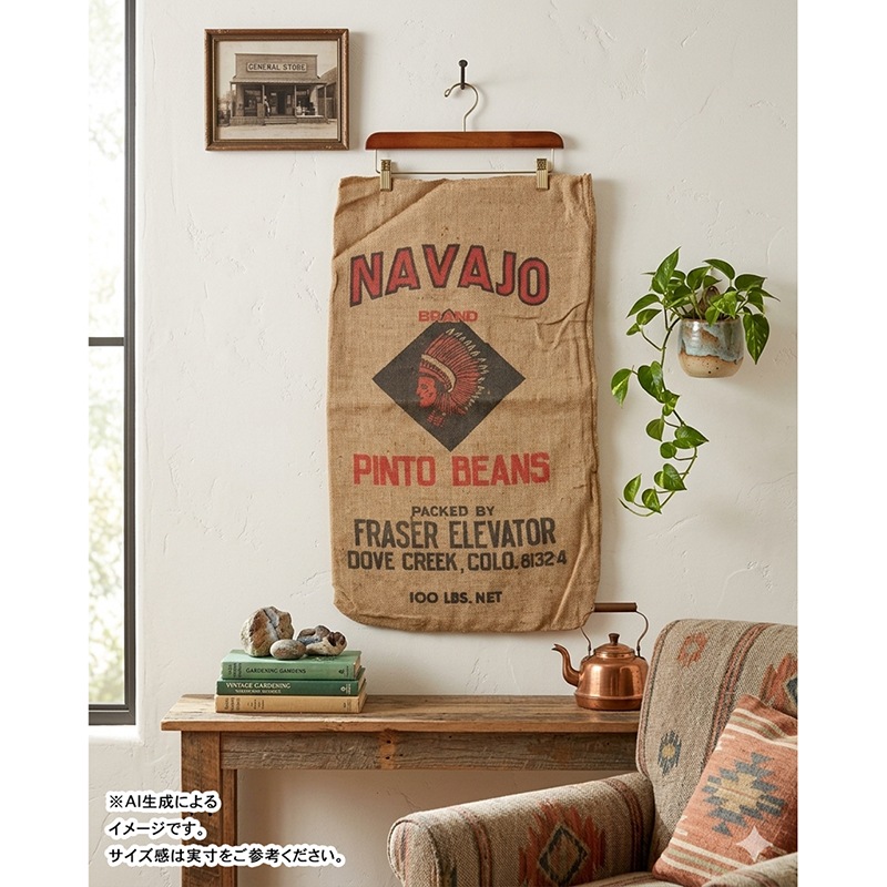 ��DEAD STOCK��70s��COFFEE JUTE BAGS �����ҡ� ���ޡ�size:H90cm��W51cm���ڥǥåɥ��ȥå��ۡ���š�