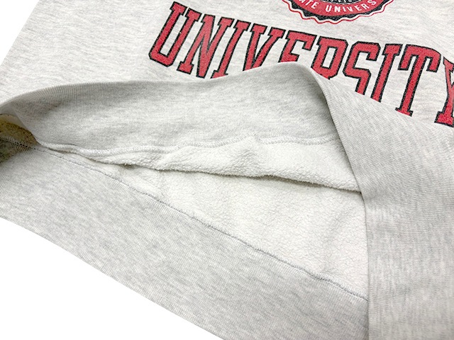 90s��Champion �����ԥ���CREW NECK SWEAT SHIRTS ���롼�ͥå� �������å� ����ġ�col.HEATHER GRAY��size:X-LARGE��RUTGERS UNIVERSITY�����߹��ߥץ��ȡ�Made in U.S.A.������ꥫ�� ��VINTAGE ������ơ����ۡ���šۡ�Ź�޻����Բġ�