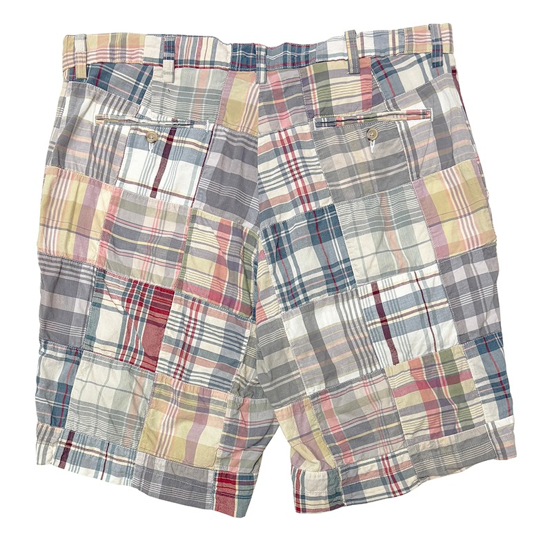 ��SALE 30%OFF��Polo by Ralph Lauren �ݥ� ���ե������MADRAS CHECK SHORTS �ޥɥ饹�����å� ���硼�ġ�col.WHITE��PINK�ϡ�size:W35��COTTON100�� ��USED �桼���ɡۡ���šۡ�Ź�޻����Բġ�