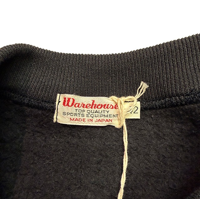 WAREHOUSE �������ϥ�����Lot 409 MARYSVILLE HIGH�����롼�ͥå� �������åȡ�bulldog �֥�ɥå���2��(BLACK/NAVY)���ե��å����ץ��ȡ�MADE IN JAPAN