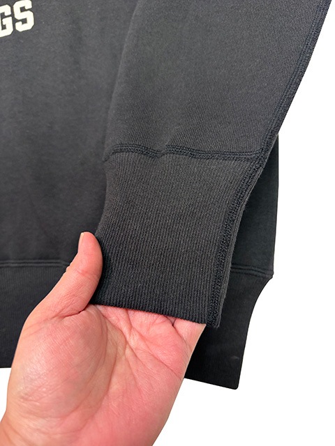 WAREHOUSE �������ϥ�����Lot 409 MARYSVILLE HIGH�����롼�ͥå� �������åȡ�bulldog �֥�ɥå���2��(BLACK/NAVY)���ե��å����ץ��ȡ�MADE IN JAPAN