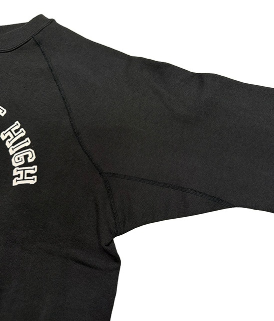 WAREHOUSE �������ϥ�����Lot 409 MARYSVILLE HIGH�����롼�ͥå� �������åȡ�bulldog �֥�ɥå���2��(BLACK/NAVY)���ե��å����ץ��ȡ�MADE IN JAPAN