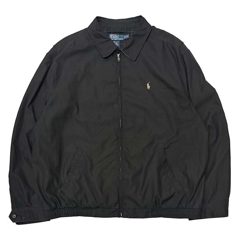 Polo by Ralph Lauren �ݥ� ���ե�����󡡥������󥰥ȥåס�col.BLACK��size:XXL���ϥ��ȥ󥸥㥱�å� ��USED �桼���ɡۡ���š�