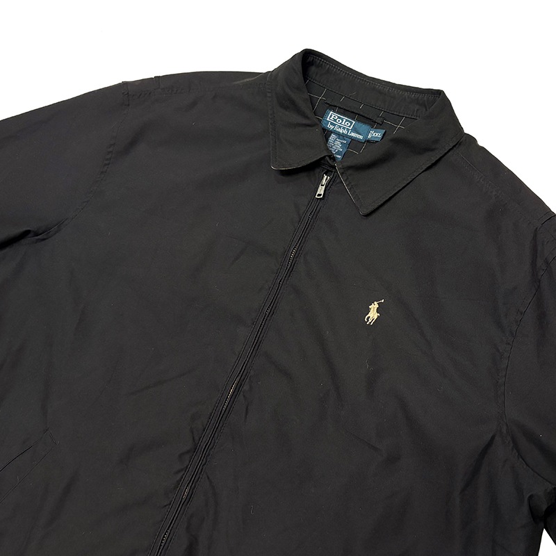 Polo by Ralph Lauren �ݥ� ���ե�����󡡥������󥰥ȥåס�col.BLACK��size:XXL���ϥ��ȥ󥸥㥱�å� ��USED �桼���ɡۡ���š�