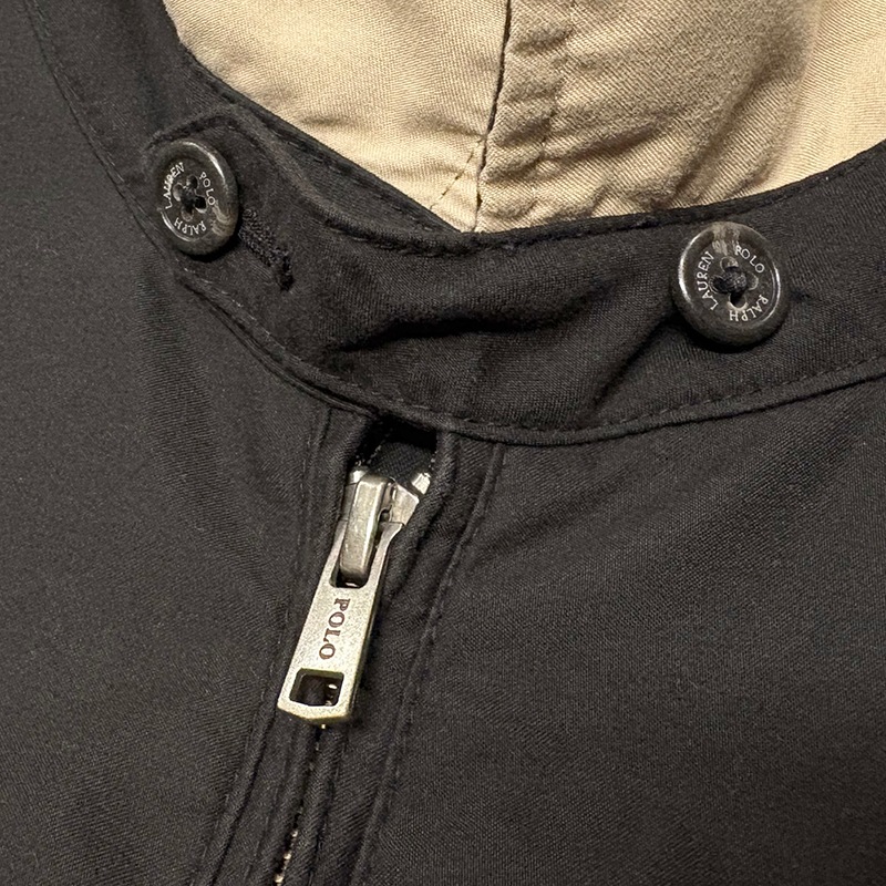 Polo by Ralph Lauren �ݥ� ���ե�����󡡥������󥰥ȥåס�col.BLACK��size:XXL���ϥ��ȥ󥸥㥱�å� ��USED �桼���ɡۡ���š�