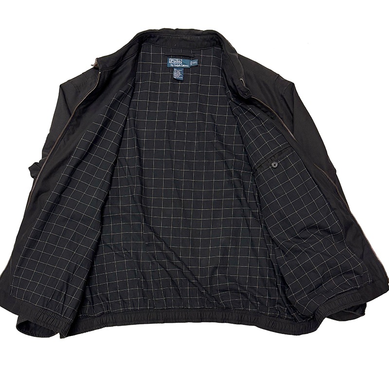 Polo by Ralph Lauren �ݥ� ���ե�����󡡥������󥰥ȥåס�col.BLACK��size:XXL���ϥ��ȥ󥸥㥱�å� ��USED �桼���ɡۡ���š�
