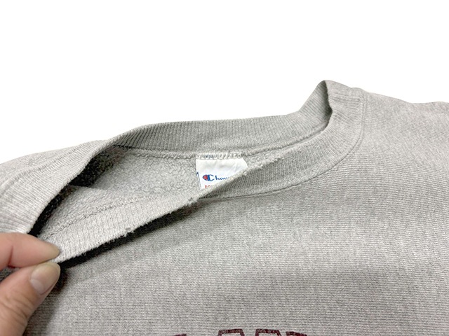 90s��Champion �����ԥ���REVERSE WEAVE CREW NECK SWEAT SHIRTS ��С����������� ���롼�ͥå� �������å� ����ġ�col:GRAY��size:XX-LARGE���ɽ�������3Ϣ�ץ��ȡ����ץ��롡MADE IN U.S.A. ����ꥫ����BIG SIZE����VINTAGE ������ơ����ۡ���š�