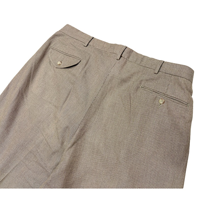 ��SALE 30%OFF��Polo by Ralph Lauren �ݥ� ���ե������2tuck Cotton Slacks 2���å� ���åȥ� ����å�����col.BROWN�ϡ�size:W36��COTTON100�� ��USED �桼���ɡۡ���šۡ�Ź�޻����Բġ�