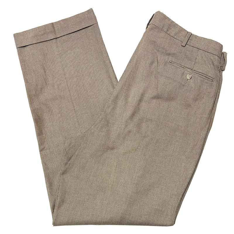 ��SALE 30%OFF��Polo by Ralph Lauren �ݥ� ���ե������2tuck Cotton Slacks 2���å� ���åȥ� ����å�����col.BROWN�ϡ�size:W36��COTTON100�� ��USED �桼���ɡۡ���šۡ�Ź�޻����Բġ�
