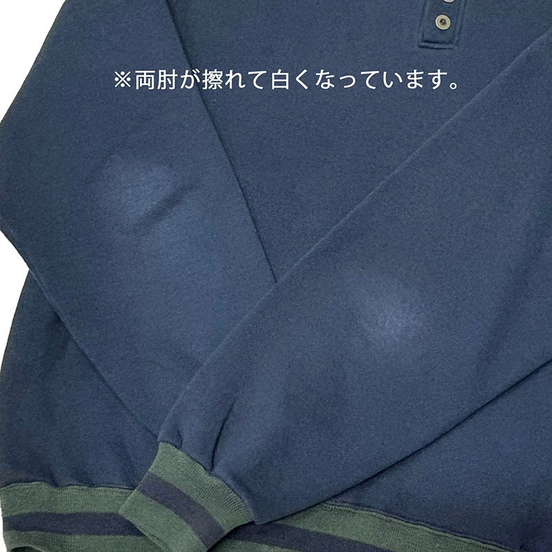 90s��RUSSELL ATHLETIC ��å��� ��������å���HENRY NECK RIB LINE SWEAT �إ�꡼�ͥå� ��֥饤�� �������åȡ�col:NAVY��OLIVE��size:XXL��Made in U.S.A.��BIG SIZE����VINTAGE ������ơ����ۡ���šۡ�Ź�޻����Բġ�