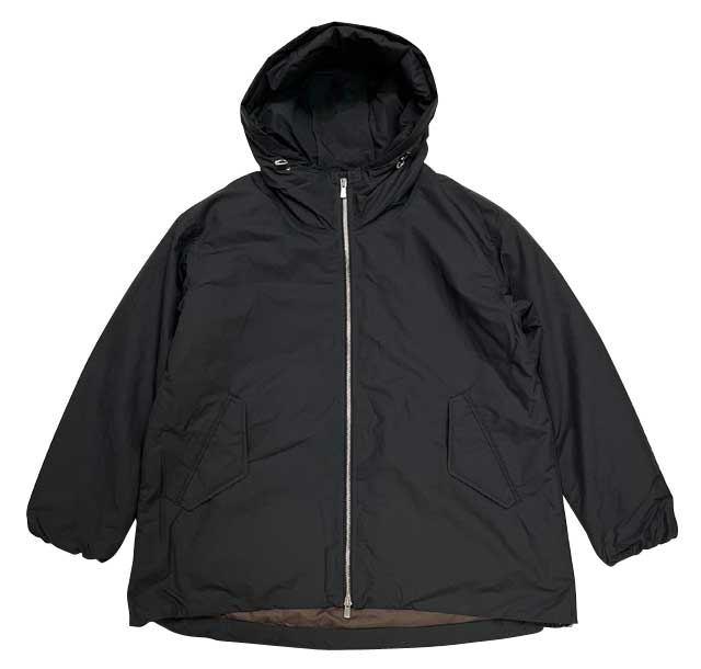 The LOFTLABOեȥ JEAN-2ɡHOODED MIDDLE DOWN JACKETաǥå ߥɥ  㥱åȡ2(BLACK/BEIGE)Kawada Feather2022ǯFW