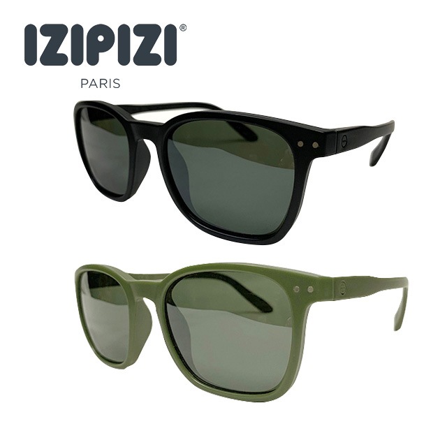 IZIPIZI �����ԥ���JOURNEY ���㡼�ˡ������󥰥饹���и���󥺡�2��(BLACK/KHAKI GREEN)��GREEN LENSES ���꡼����