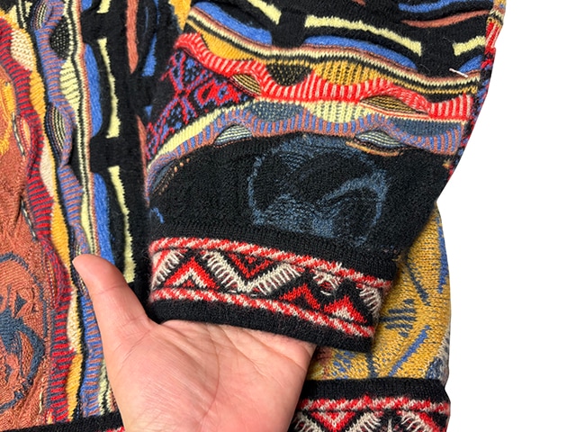 ��SALE 30%OFF�� COOGI ����������3D Knit Cashmere Sweater 3D�˥å� �����ߥ�����������col.YELLOW�ϡ�size:L��100��CASHMERE��Made in AUSTRALIA����OLD ������ɡۡ���šۡ�Ź�޻����Բġ�