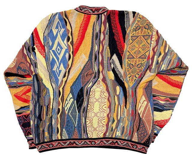 ��SALE 30%OFF�� COOGI ����������3D Knit Cashmere Sweater 3D�˥å� �����ߥ�����������col.YELLOW�ϡ�size:L��100��CASHMERE��Made in AUSTRALIA����OLD ������ɡۡ���šۡ�Ź�޻����Բġ�