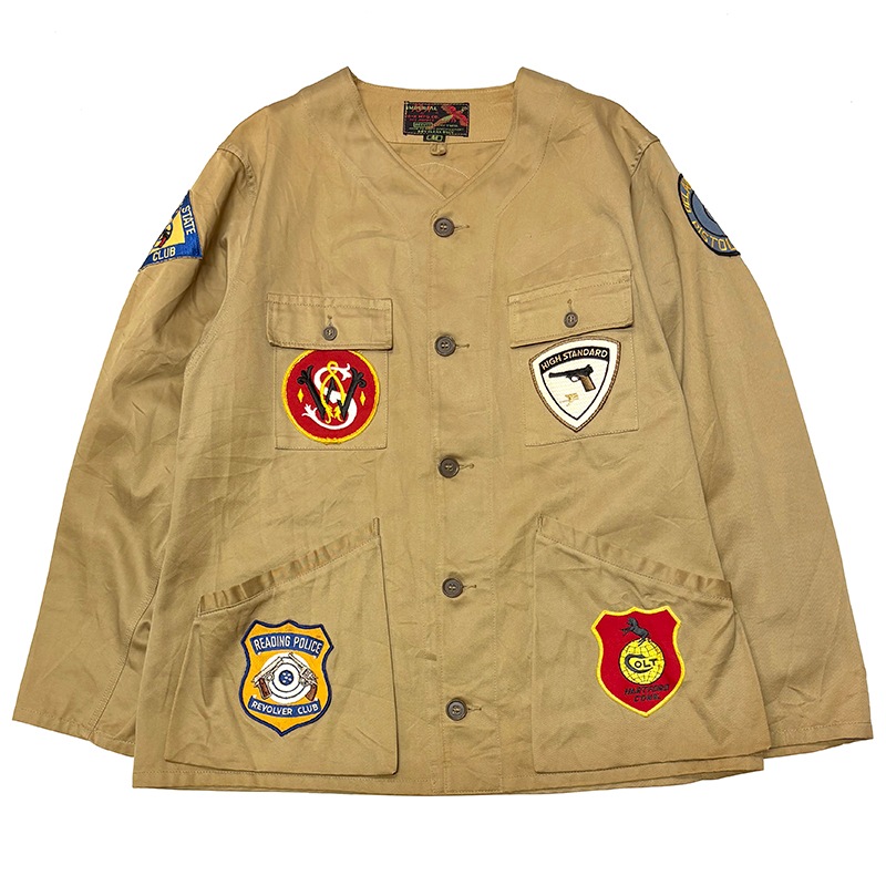 60s��10-X �ƥ󥨥å�����Shooting Jacket ���塼�ƥ��󥰥��㥱�åȡ�col.BEIGE��size:44���Ρ����顼���㥱�åȡ��������� ��VINTAGE �ӥ�ơ����ۡ���š�
