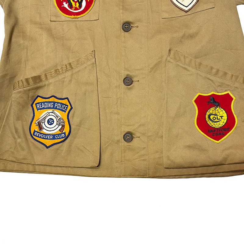 60s��10-X �ƥ󥨥å�����Shooting Jacket ���塼�ƥ��󥰥��㥱�åȡ�col.BEIGE��size:44���Ρ����顼���㥱�åȡ��������� ��VINTAGE �ӥ�ơ����ۡ���š�