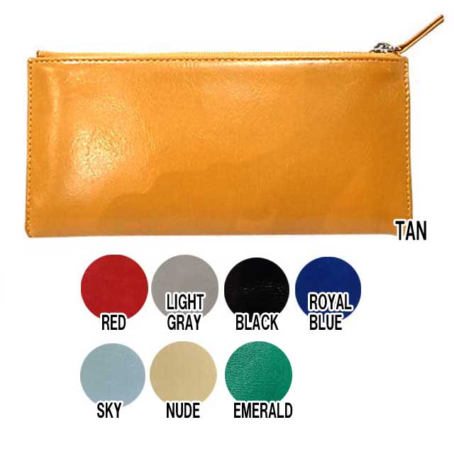 STATUS ANXIETY�����ơ��������󥰥����ƥ�����Dakota��wallet���쥶�� ������åȡ�Ĺ���ۡ�7����Black/Light Grey/Red/Tan/Royal Blue/Sky/Nude��