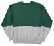 90sRUSSELL ATHLETIC å åHIGH COTTON ϥåȥBICOLOR CREW NECK SWEAT Х顼 롼ͥå åȡcol:GREENGRAYsize:XXL̵ϡMade in USAꥫBIG SIZE VINTAGE ơۡšۡŹ޻Բġ