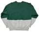 90sRUSSELL ATHLETIC å åHIGH COTTON ϥåȥBICOLOR CREW NECK SWEAT Х顼 롼ͥå åȡcol:GREENGRAYsize:XXL̵ϡMade in USAꥫBIG SIZE VINTAGE ơۡšۡŹ޻Բġ