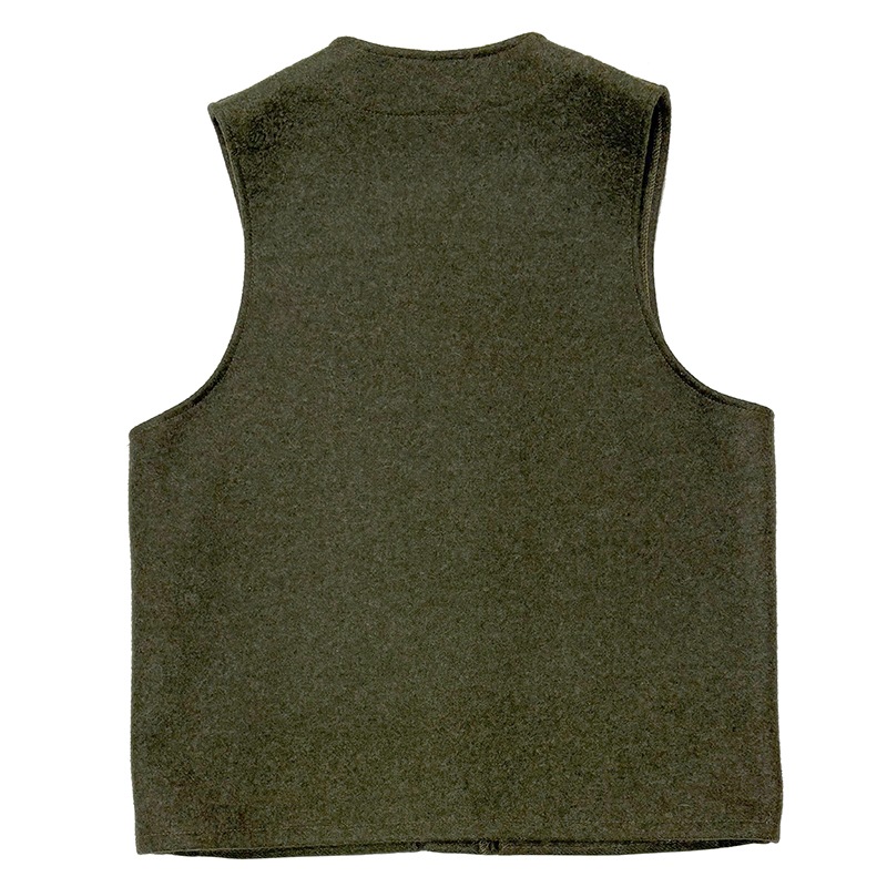 FILSON �ե��륽��MACKINAW WOOL VEST �ޥå��Ρ� ������ �٥��ȡ�col:OLIVE��size:ɽ���ʤ�(M����)��100�� VIRGIN WOOL����USED �桼���ɡۡ���š�