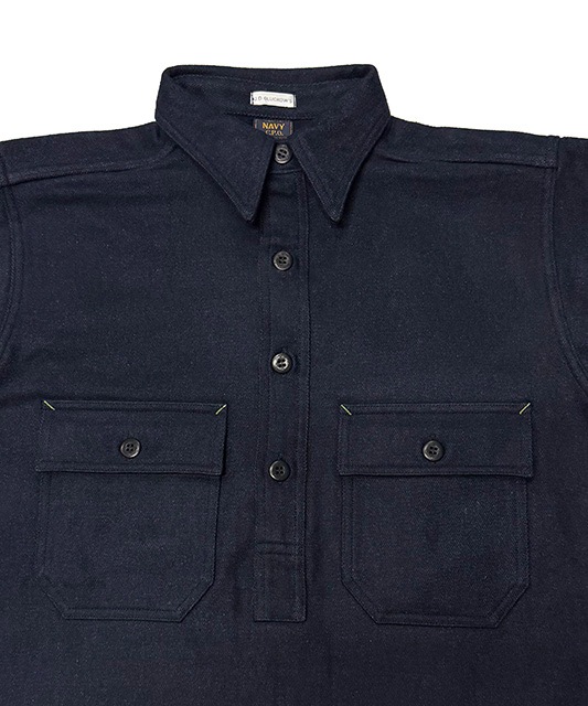 John Gluckow ����󥰥�å�����Lot JG-04��CHIEF PETTY OFFICER (C.P.O) SHIRT�������եڥƥ� ���ե����� ����ġ�NAVY �ͥ��ӡ���WAREHOUSE �������ϥ�����������