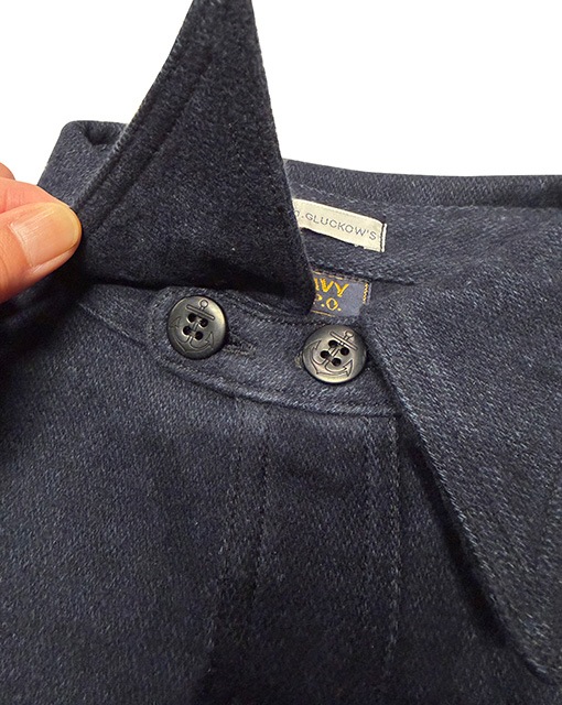 John Gluckow ����󥰥�å�����Lot JG-04��CHIEF PETTY OFFICER (C.P.O) SHIRT�������եڥƥ� ���ե����� ����ġ�NAVY �ͥ��ӡ���WAREHOUSE �������ϥ�����������