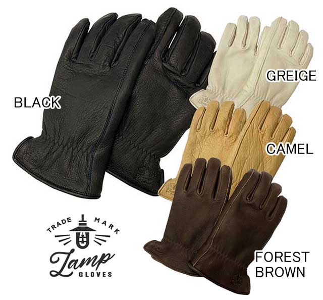LAMP GLOVES ���ץ������֡�Deer winter glove�������󥿡� �������֡�5����BLACK/CAMEL/GREIGE/NAVY/BROWN����������Made in JAPAN