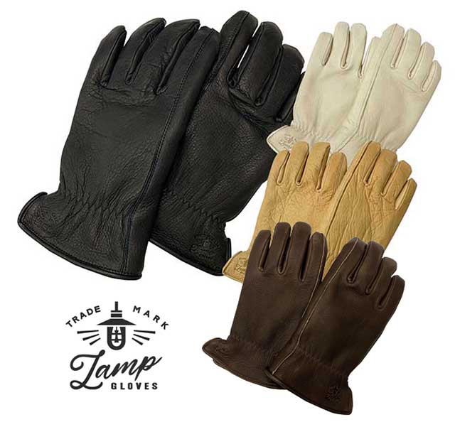 LAMP GLOVES ���ץ������֡�Deer winter glove�������󥿡� �������֡�5����BLACK/CAMEL/GREIGE/NAVY/BROWN����������Made in JAPAN