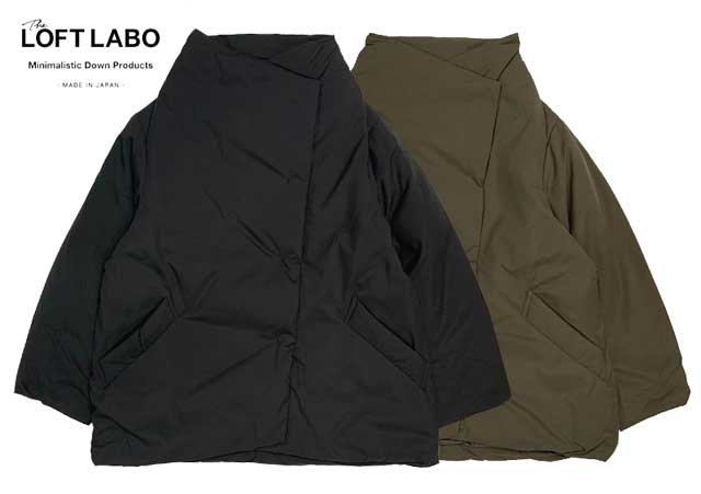 The LOFTLABO �� KAWADA FEATHER ���եȥ�� �� ������ե���������VOBB-MID�ɡ�SQUARE MIDDLE DOWN COAT �������� �ߥɥ� ������ �����ȡ�2��(BLACK/BROWN)��2022FW