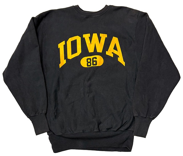 90s��Champion �����ԥ���REVERSE WEAVE CREW NECK SWEAT SHIRTS ��С����������� ���롼�ͥå� �������å� ����ġ�col.BLACK��size:XX-LARGE��IOWA�����ץ���ץ��ȡ��ɽ�������BIG SIZE ��VINTAGE ������ơ����ۡ���šۡ�Ź�޻����Բġ�