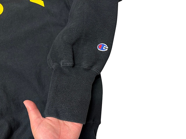 90s��Champion �����ԥ���REVERSE WEAVE CREW NECK SWEAT SHIRTS ��С����������� ���롼�ͥå� �������å� ����ġ�col.BLACK��size:XX-LARGE��IOWA�����ץ���ץ��ȡ��ɽ�������BIG SIZE ��VINTAGE ������ơ����ۡ���šۡ�Ź�޻����Բġ�