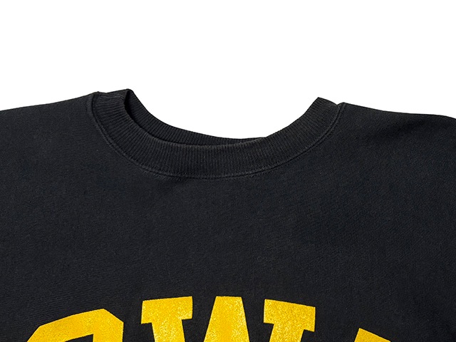 90s��Champion �����ԥ���REVERSE WEAVE CREW NECK SWEAT SHIRTS ��С����������� ���롼�ͥå� �������å� ����ġ�col.BLACK��size:XX-LARGE��IOWA�����ץ���ץ��ȡ��ɽ�������BIG SIZE ��VINTAGE ������ơ����ۡ���šۡ�Ź�޻����Բġ�