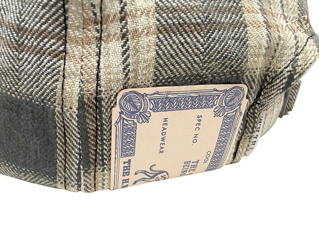 THE H.W.DOG & co. �ɥå���PLAID TWO TONE CAP���ץ쥤�� �ġ��ȡ��� ����åס�˹�ҡ�BLACK �֥�å�