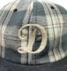 THE H.W.DOG & co. �ɥå���PLAID TWO TONE CAP���ץ쥤�� �ġ��ȡ��� ����åס�˹�ҡ�BLACK �֥�å�