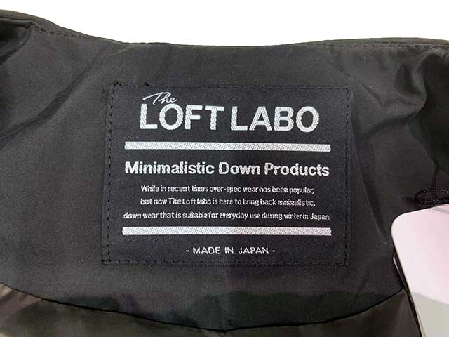 The LOFTLABO  KAWADA FEATHER եȥ  եDAMBɡNO COLLAR OVER DOWN JACKET Ρ顼С󥸥㥱åȡ2(BLACK/BROWN)2022FW