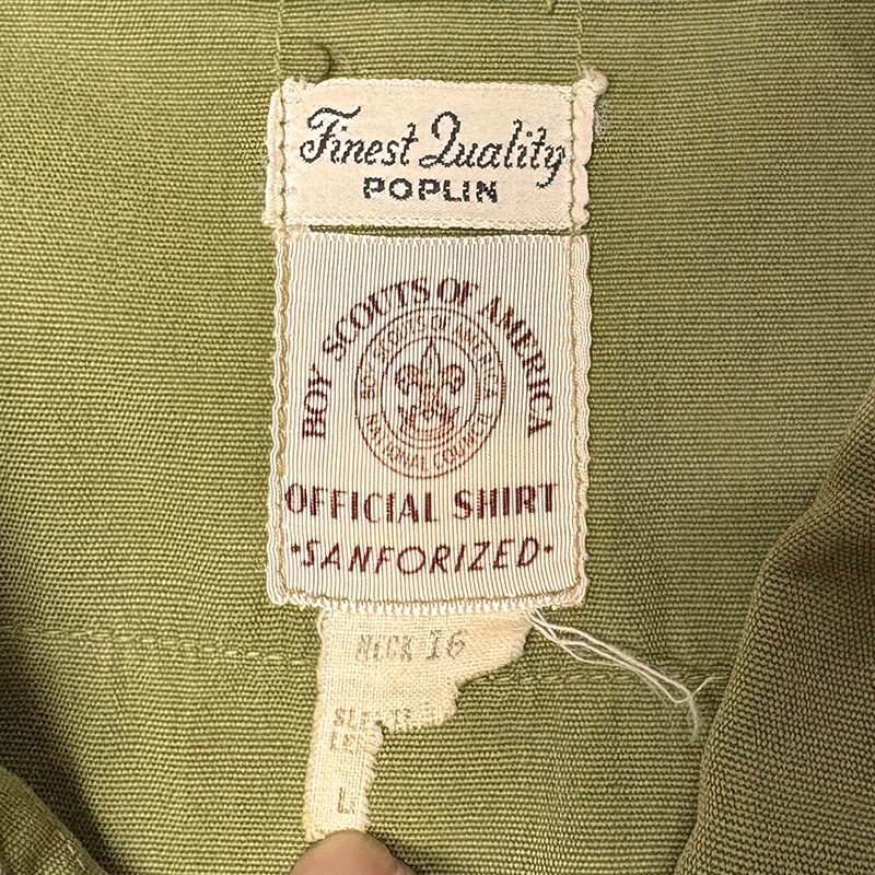 40s��Boy Scouts �ܡ����������ȡ�L/S SHIRTS Ĺµ����ġ��ޥ��դ���col.GREEN��size:ɽ���ʤ�(L-XL����)��Boy Scouts of America ��VINTAGE �ӥ�ơ����ۡ���š�