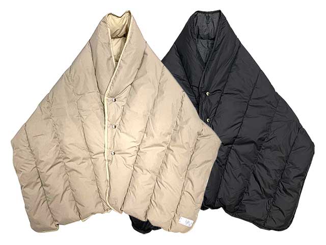 The LOFTLABO ���եȥ�ܡ�KONG ���󥰡�QUILTING DOWN CAPE ����ƥ��� ������ �����ס�2����LT.BEIGE/BLACK��