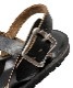 LIGHT MARKER Foot wear �饤�ȥޡ����� �եåȥ���������RISHIKESH SANDAL �ꥷ�������� �쥶�� ������롡BLACK �֥�å���M������(25��26cm)���ϥ�ɥᥤ�ɡ��쥶��������롡KUBIKI LEATHER��LEFT HAND