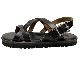 LIGHT MARKER Foot wear �饤�ȥޡ����� �եåȥ���������RISHIKESH SANDAL �ꥷ�������� �쥶�� ������롡BLACK �֥�å���M������(25��26cm)���ϥ�ɥᥤ�ɡ��쥶��������롡KUBIKI LEATHER��LEFT HAND
