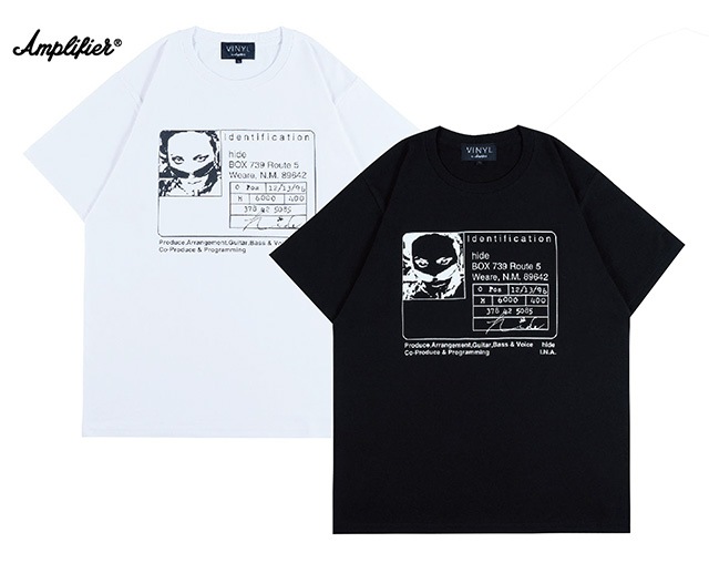 Amplifier������ץ�ե����� VINYL "hide" TEE��"PSYENCE"��T����ġ�2����Black/White��hide 60th Anniversary��60��ǯ��ǰ��hide