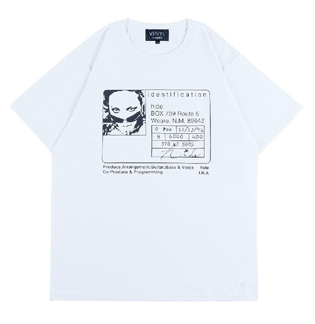 Amplifier������ץ�ե����� VINYL "hide" TEE��"PSYENCE"��T����ġ�2����Black/White��hide 60th Anniversary��60��ǯ��ǰ��hide