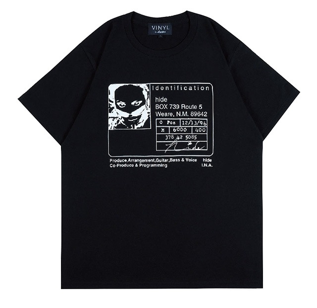 Amplifier������ץ�ե����� VINYL "hide" TEE��"PSYENCE"��T����ġ�2����Black/White��hide 60th Anniversary��60��ǯ��ǰ��hide