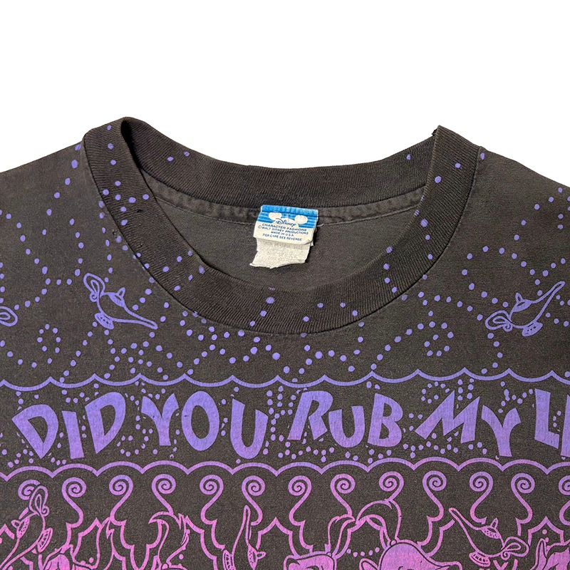 80s��Disney �ǥ����ˡ���ALADDIN ���饸��Genie T-Shirts �����ˡ�T����ġ�col:���ߥ�����size:ɽ���ʤ�(XL����)��Made in U.S.A. ��VINTAGE �ӥ�ơ����ۡ���š�