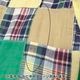 70s��CORBIN �����ӥ�MADRAS CHECK PATCHWORK PANTS �ޥɥ饹�����å� �ѥå���� �ѥ�ġ�col.GREEN�ϡ�size:ɽ���ʤ�(����W34/L28����)����VINTAGE �ӥ�ơ����ۡ���š�