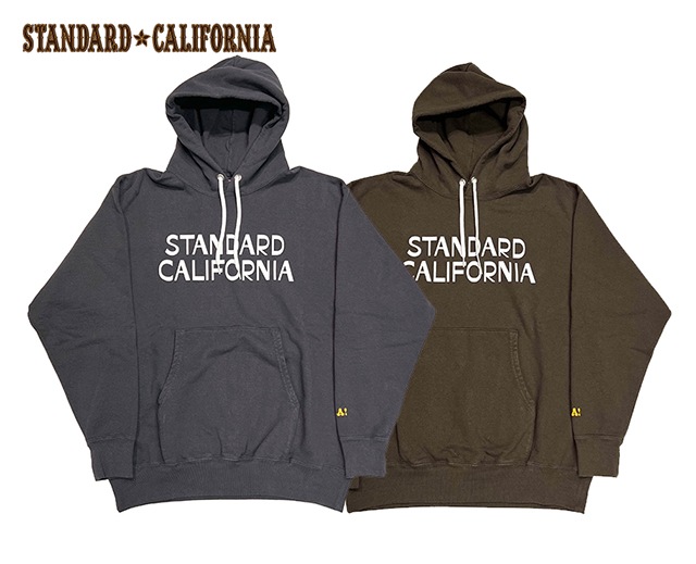 ��SALE 30%OFF��STANDARD CALIFORNIA ����������ɥ���ե���˥���JEFF FOR SD LOGO HOOD SWEAT�������� �ե��������ա��ɥ������åȡ�2����BLACK/BROWN�˥ѡ�����
