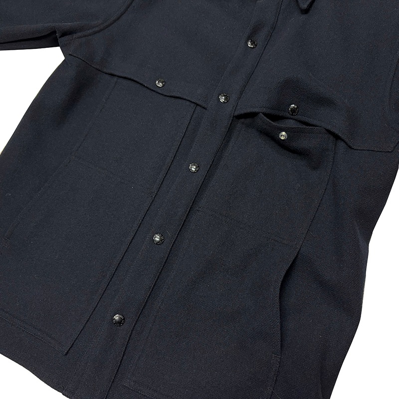 FILSON �ե��륽��MACKINAW WOOL JACKET �ޥå��Ρ� ������ ���㥱�åȡ�col:DARK NAVY��size:M��100�� VIRGIN WOOL��Made in U.S.A.����USED �桼���ɡۡ���š�