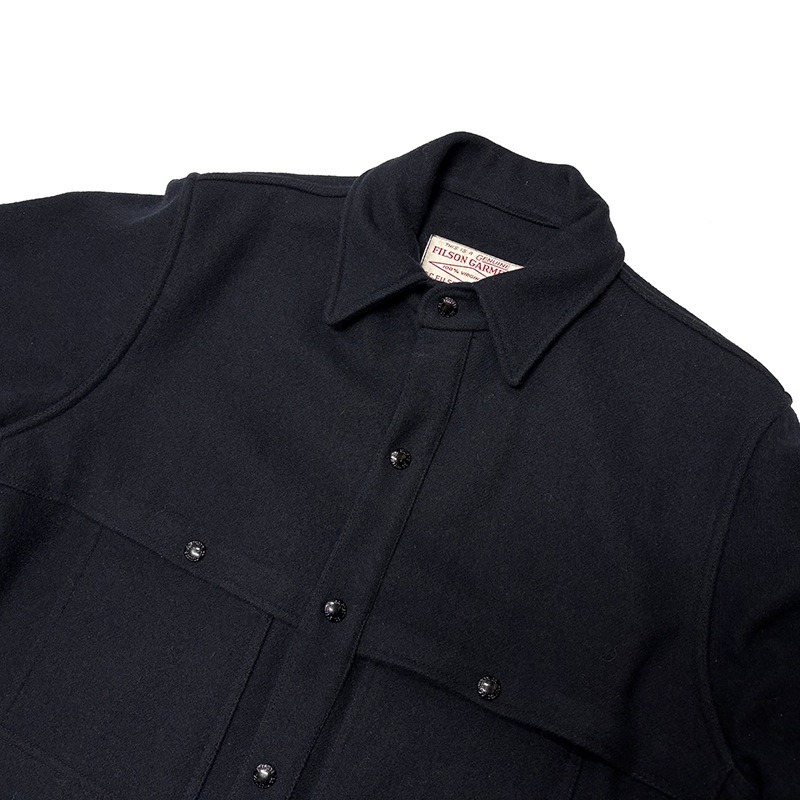 FILSON �ե��륽��MACKINAW WOOL JACKET �ޥå��Ρ� ������ ���㥱�åȡ�col:DARK NAVY��size:M��100�� VIRGIN WOOL��Made in U.S.A.����USED �桼���ɡۡ���š�