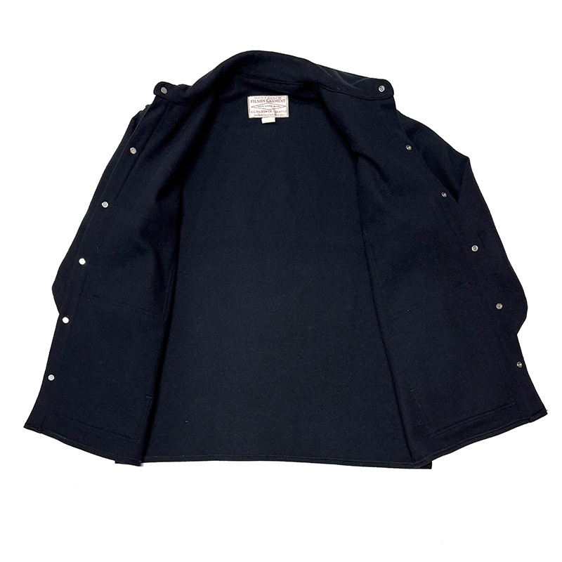 FILSON �ե��륽��MACKINAW WOOL JACKET �ޥå��Ρ� ������ ���㥱�åȡ�col:DARK NAVY��size:M��100�� VIRGIN WOOL��Made in U.S.A.����USED �桼���ɡۡ���š�